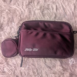 Hello Clio Kindle Crossbody Belt Bag - Plum Soda